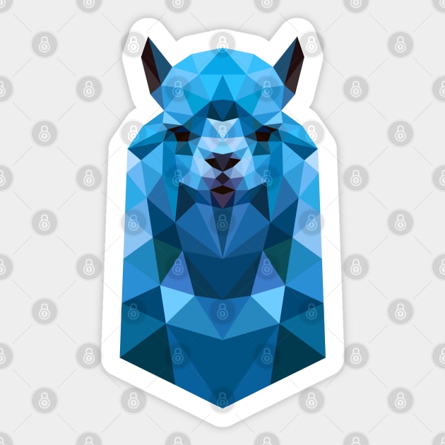 Llama Sticker by MKD